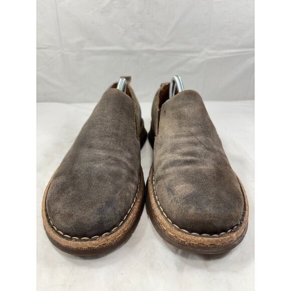 Børn Bryson Taupe Avola Distressed Leather Slip On Loafer Men's Size 9.5 - Picture 5 of 12